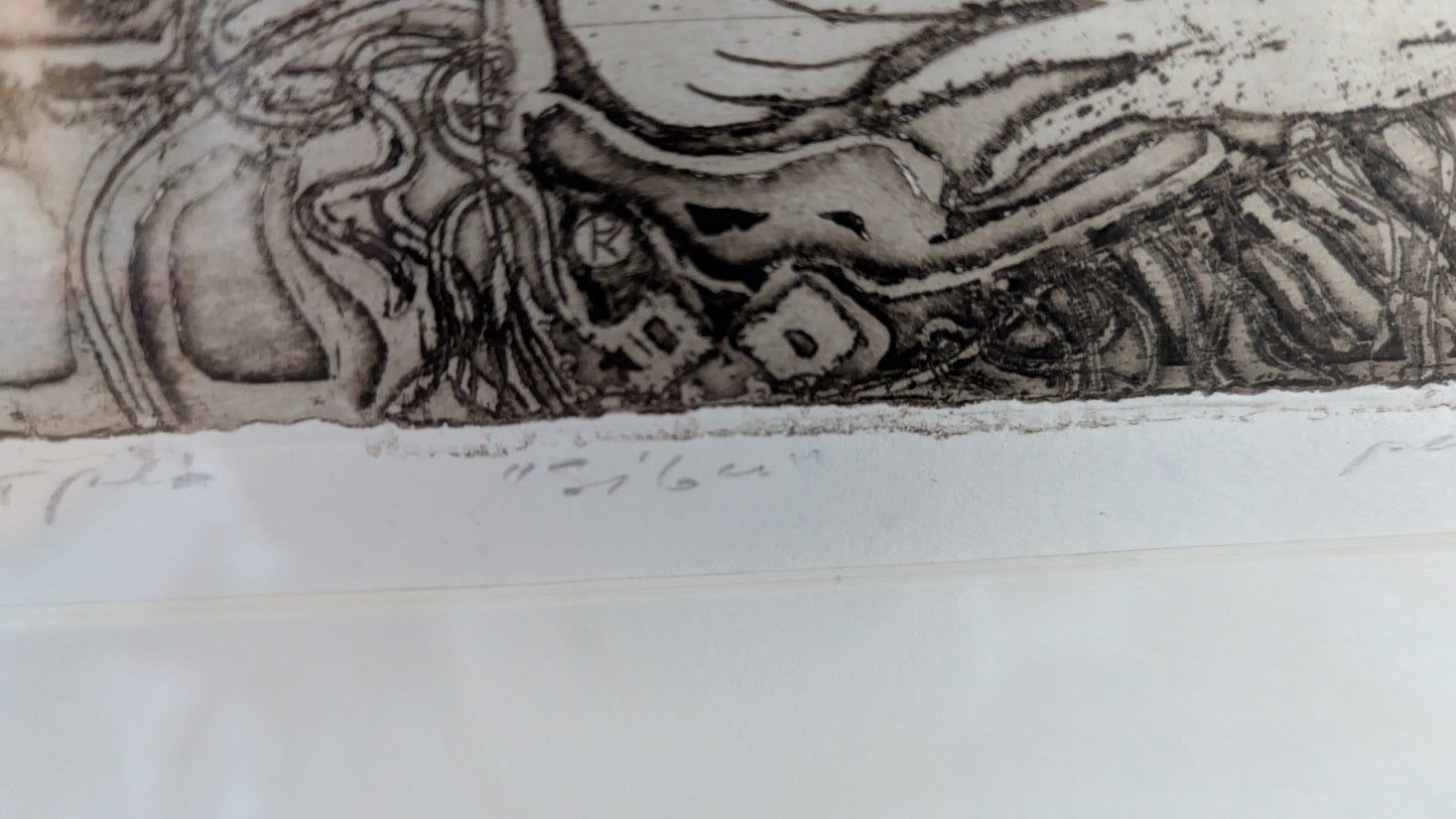 Pertti Kolehmainen - Sibu (Signeerattu Etsaus 1982)