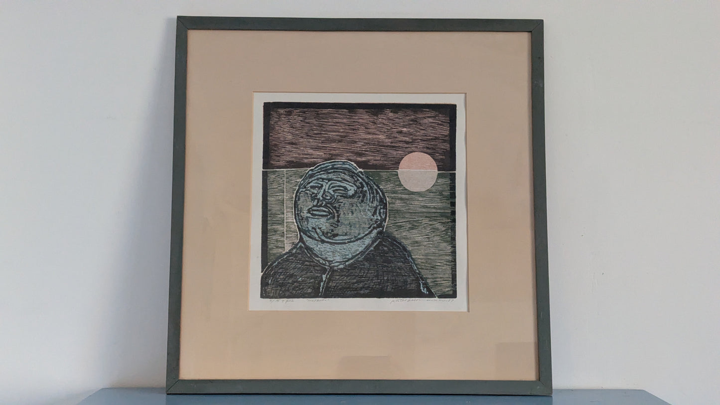 Pertti Kolehmainen - Matkalla (Signeerattu Grafiikka 1983)