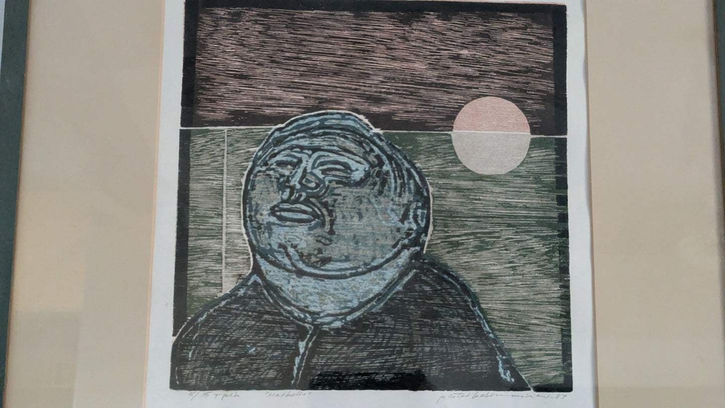 Pertti Kolehmainen - Matkalla (Signeerattu Grafiikka 1983)