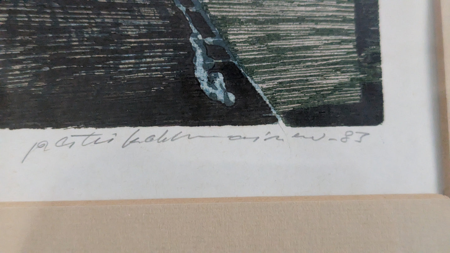 Pertti Kolehmainen - Matkalla (Signeerattu Grafiikka 1983)