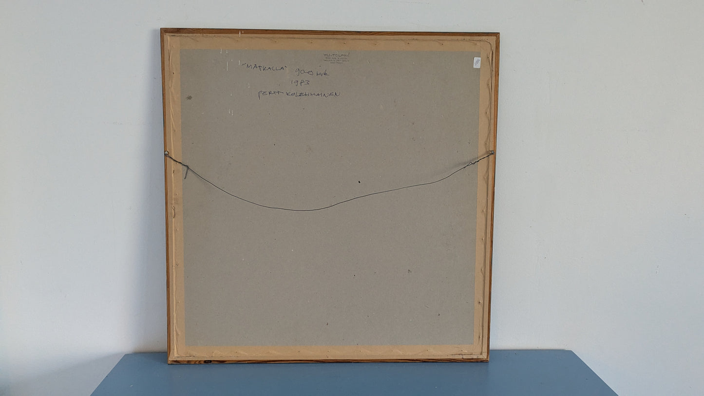 Pertti Kolehmainen - Matkalla (Signeerattu Grafiikka 1983)