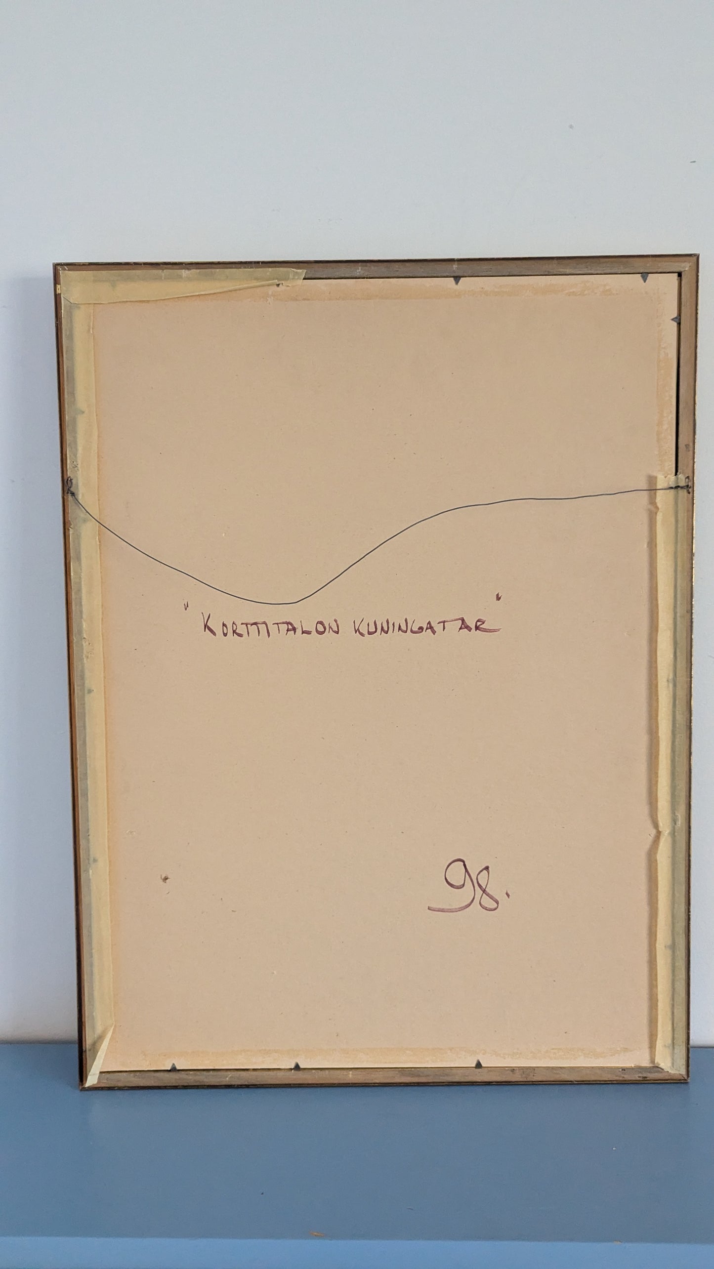 Pertti Kolehmainen - Korttitalon Kuningatar (Signeerattu Etsaus 1980)