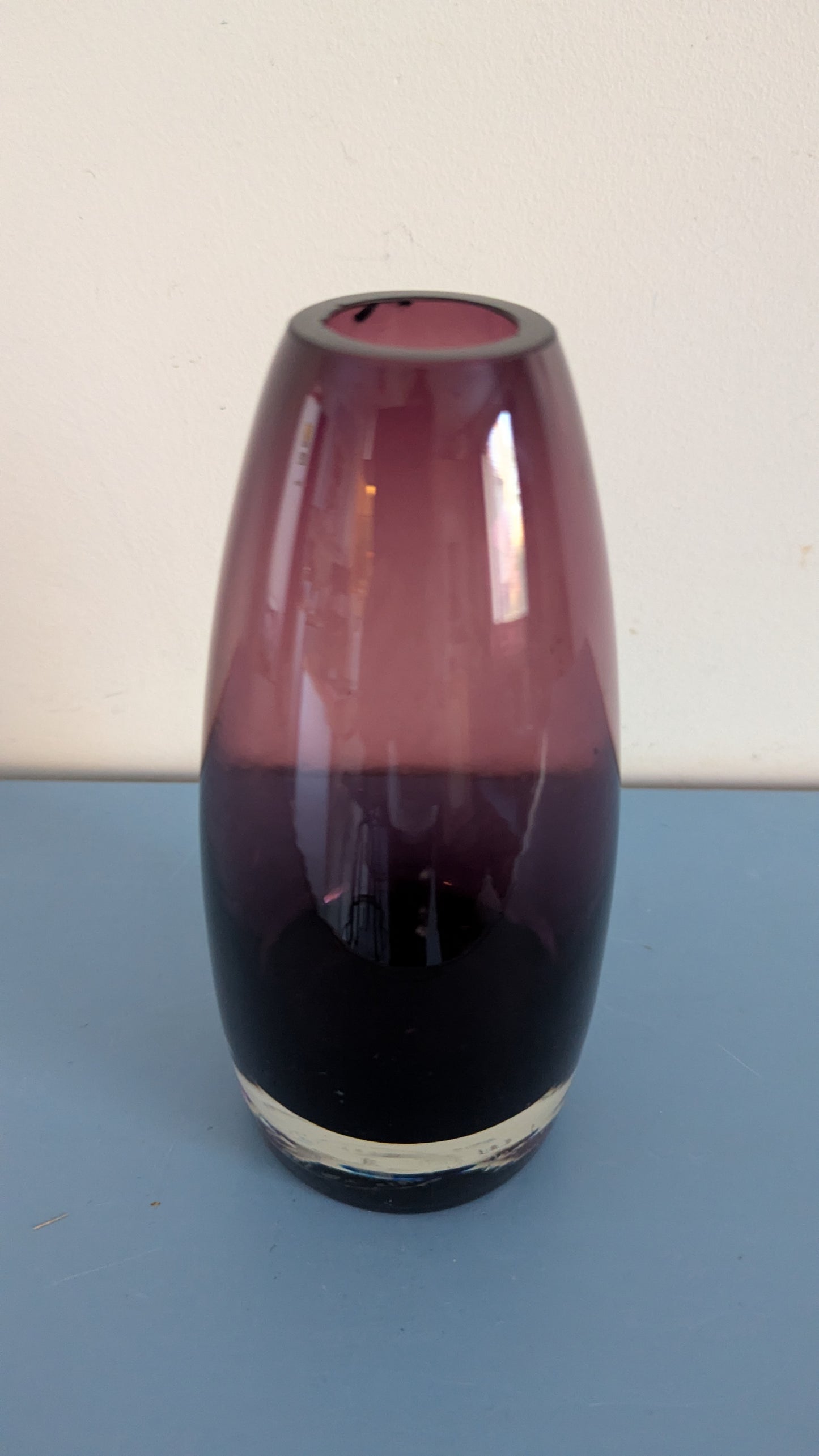 Riihimäen Lasi 1365 Maljakko (Riihimäen Lasin Leimalla)