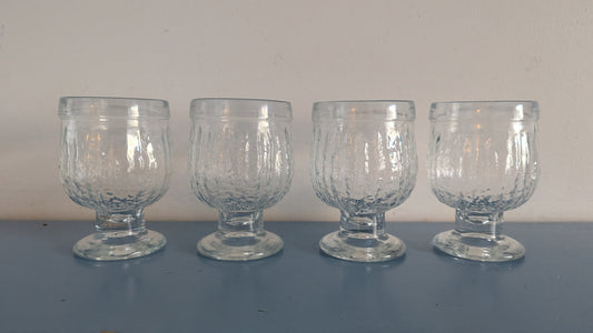 Riihimäen Lasi Kehrä Juomalasi (20cl, 4kpl, 1975-1980, Nanny Still)