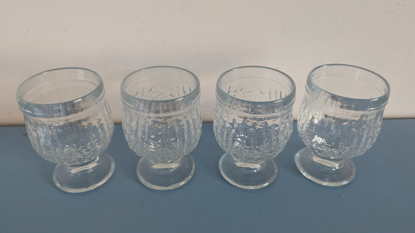 Riihimäen Lasi Kehrä Juomalasi (20cl, 4kpl, 1975-1980, Nanny Still)