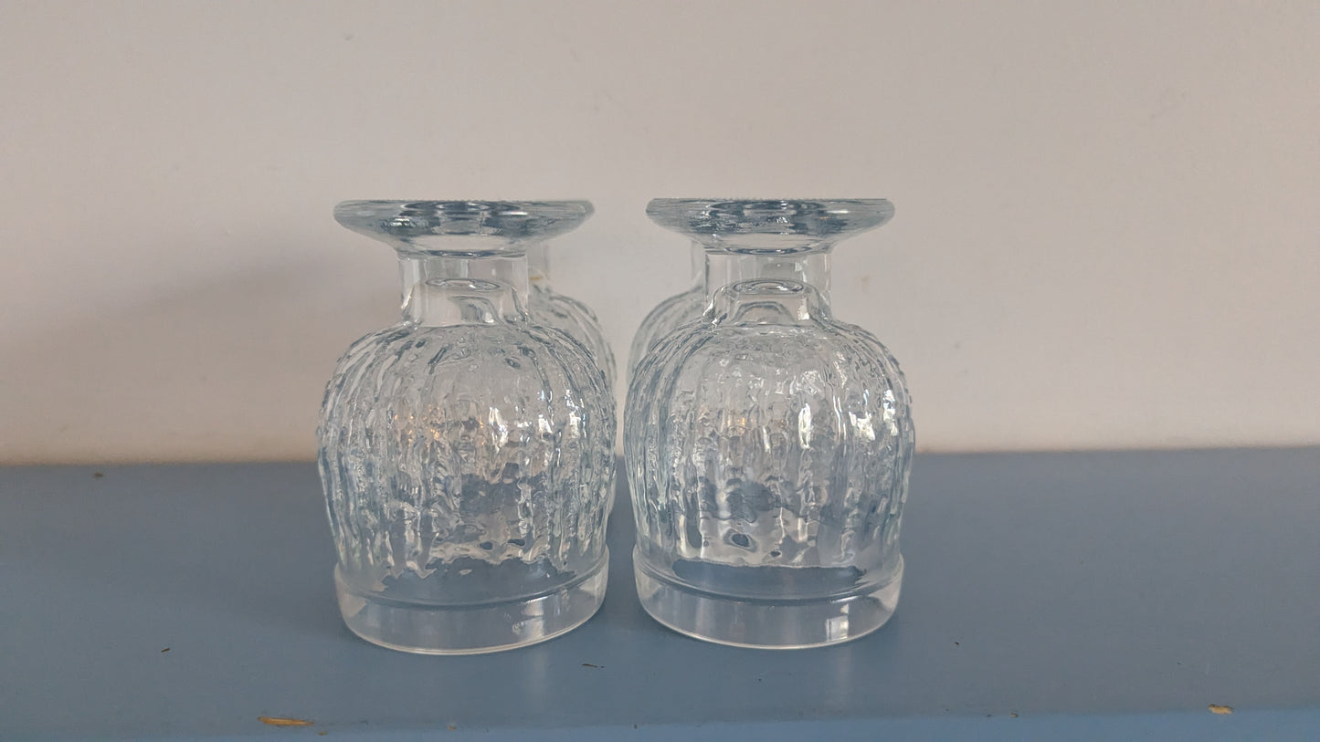 Riihimäen Lasi Kehrä Juomalasi (20cl, 4kpl, 1975-1980, Nanny Still)