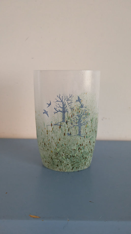 Kosta Boda - October Maljakko (1986-1997, Signeerattu, Kjell Engman)