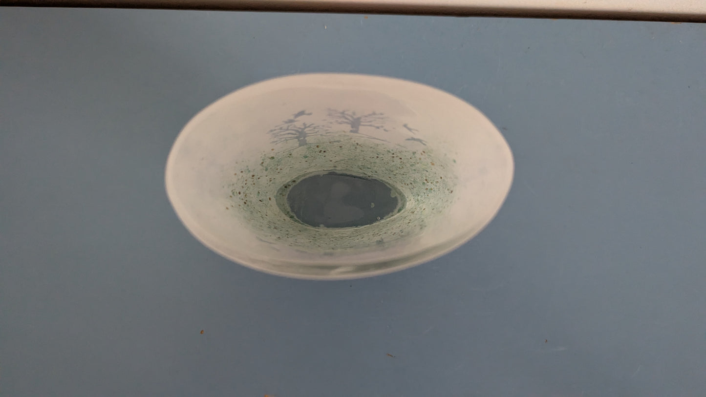 Kosta Boda - October Maljakko (1986-1997, Signeerattu, Kjell Engman)