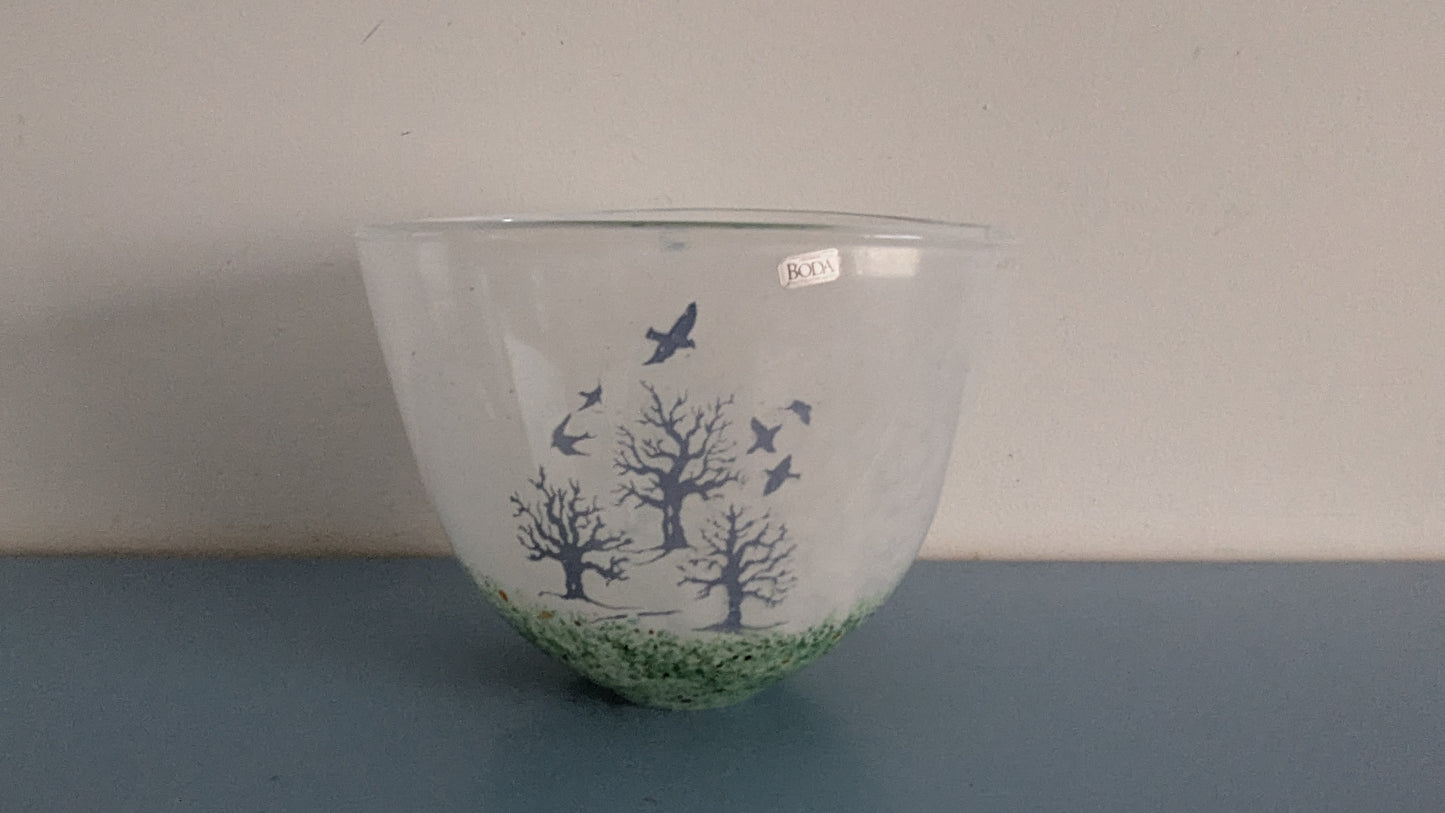 Kosta Boda - October Malja / Kulho (1986-1997, Signeerattu, Kjell Engman)