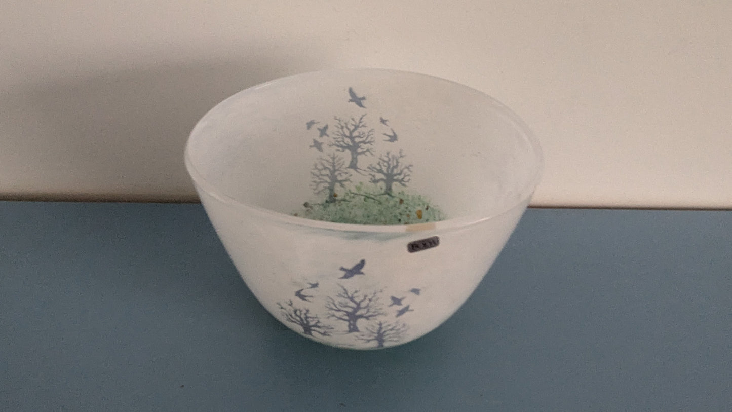 Kosta Boda - October Malja / Kulho (1986-1997, Signeerattu, Kjell Engman)