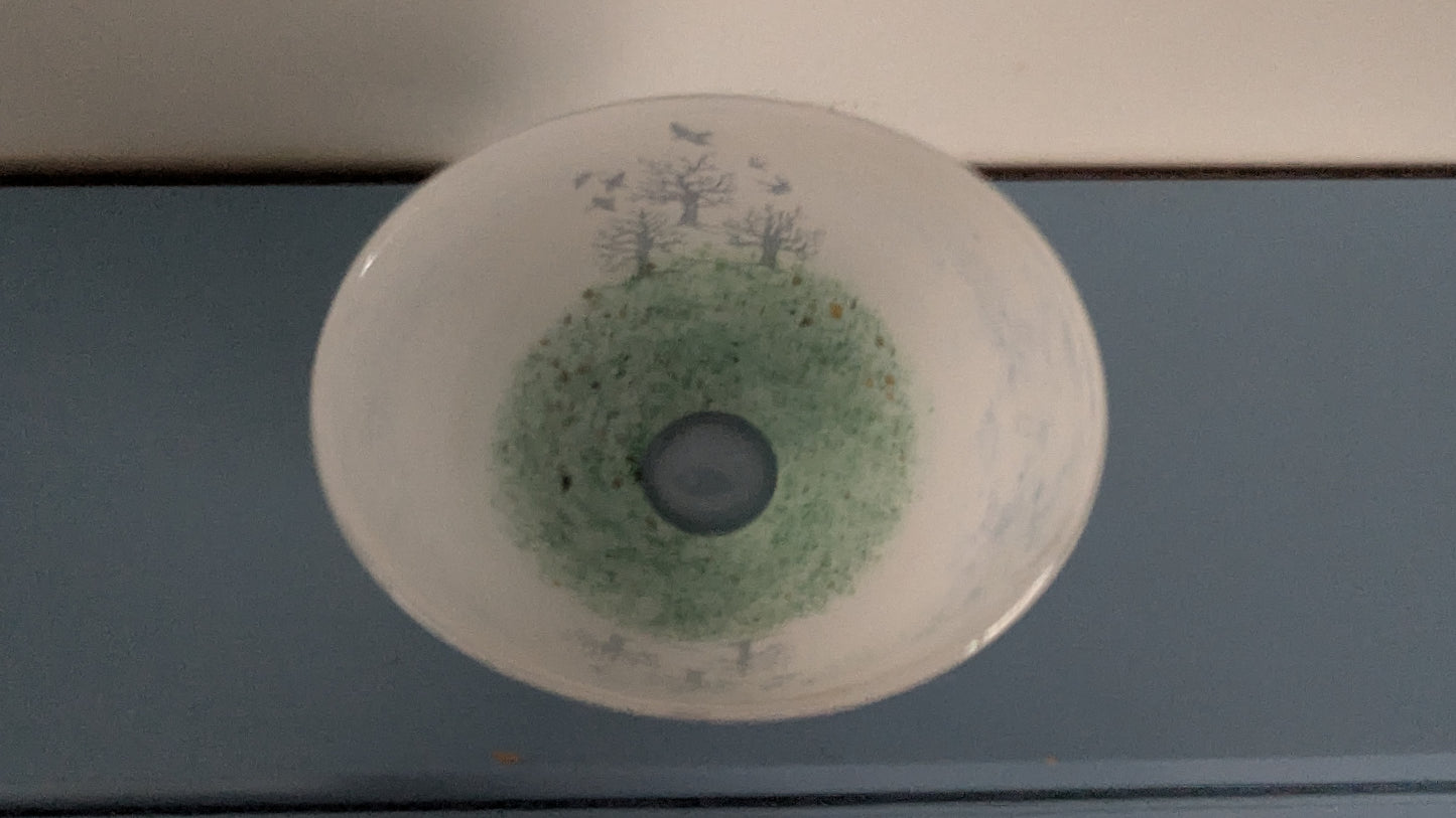 Kosta Boda - October Malja / Kulho (1986-1997, Signeerattu, Kjell Engman)