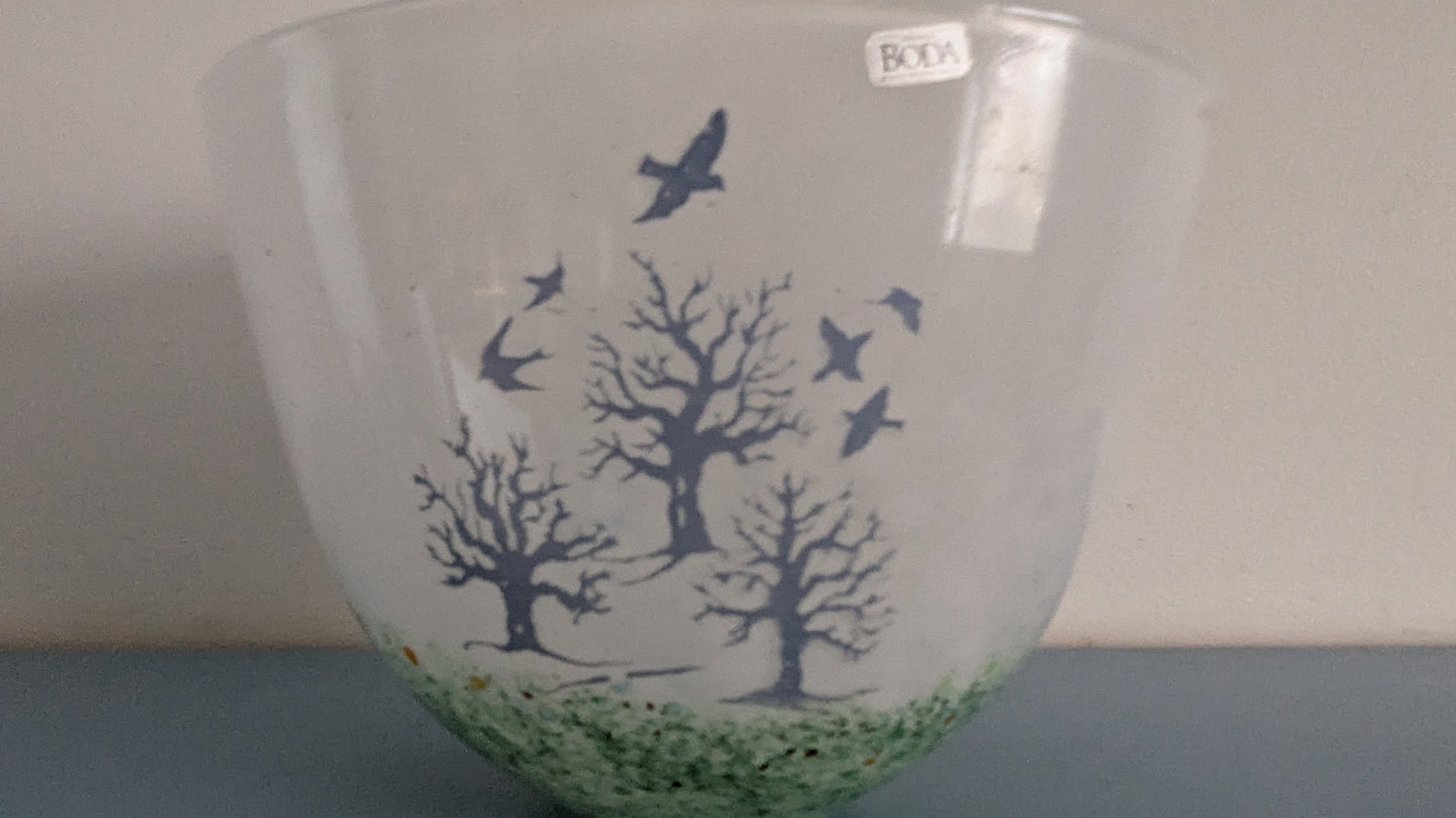 Kosta Boda - October Malja / Kulho (1986-1997, Signeerattu, Kjell Engman)