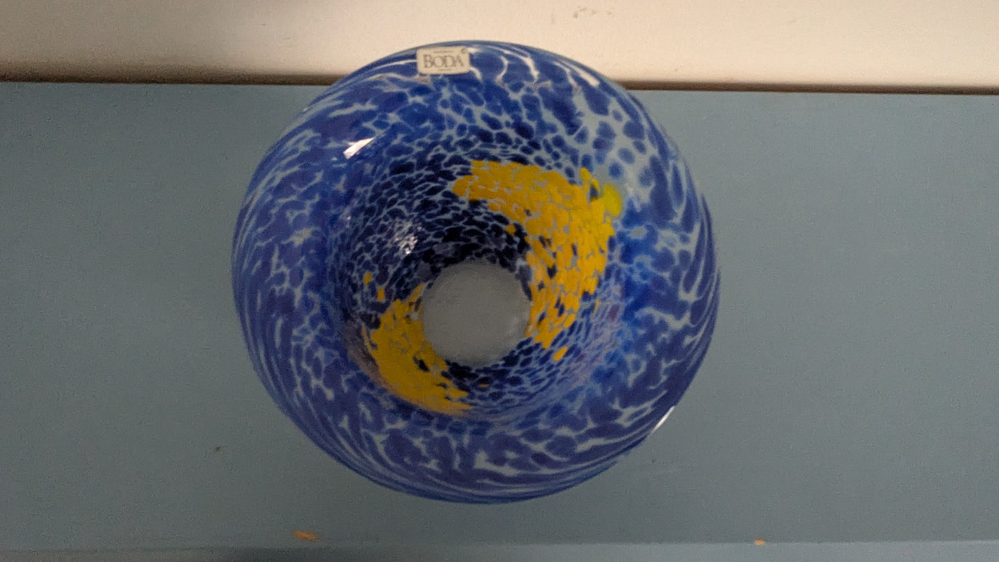 Kosta Boda - Tintomara Malja / Kulho (1972, Signeerattu, Ulrica Hydman Vallien)