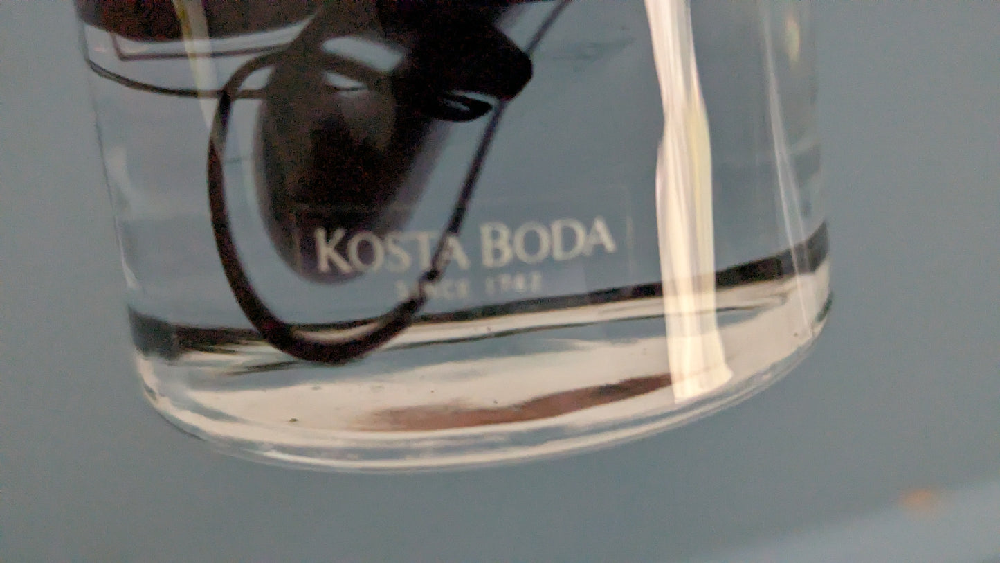 Kosta Boda - Atoll Kynttilänjalka (1997, Anna Ehrner)