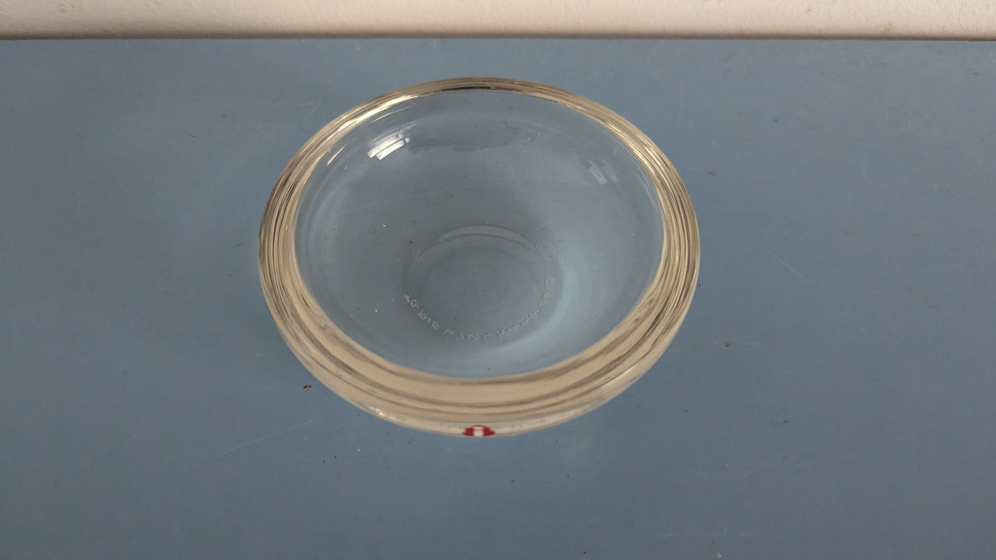 Iittala 3680 Tuhka-astia (1964-1966, Signeerattu, Tapio Wirkkala)