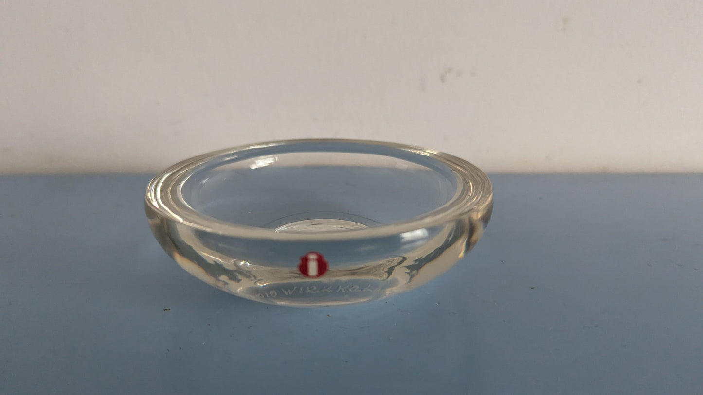 Iittala 3680 Tuhka-astia (1964-1966, Signeerattu, Tapio Wirkkala)