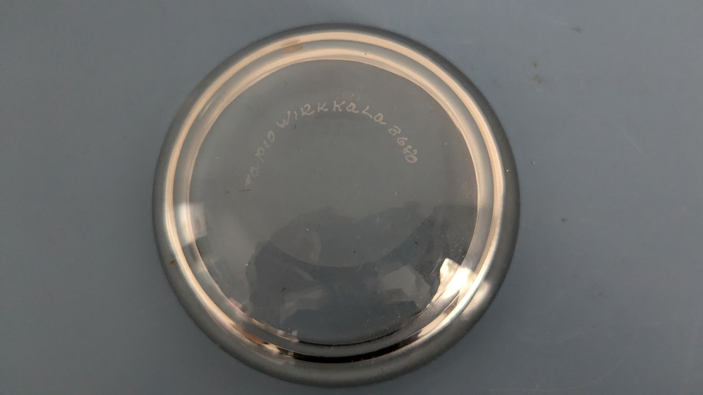 Iittala 3680 Tuhka-astia (1964-1966, Signeerattu, Tapio Wirkkala)