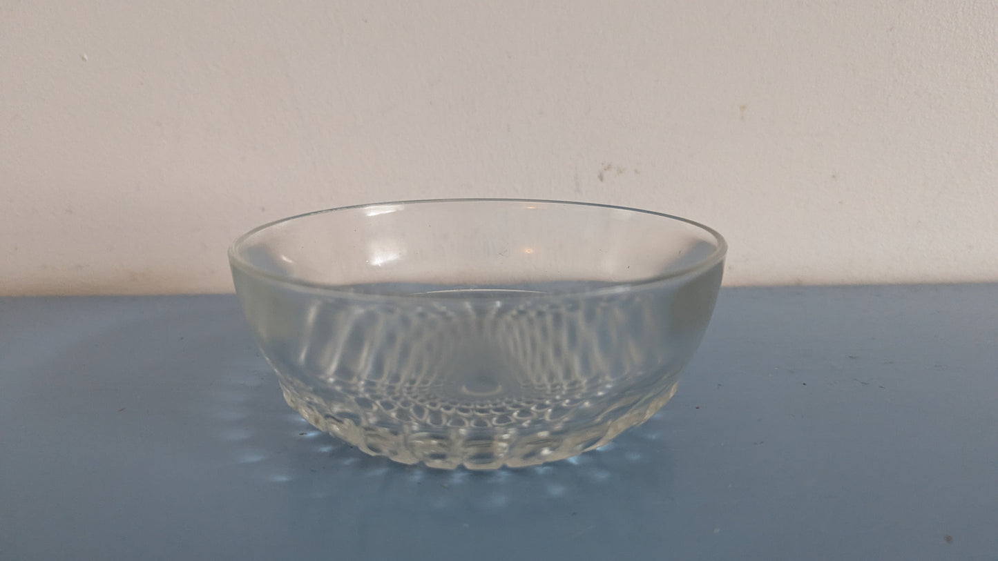 Riihimäen Lasi Merja Annoskulho (6kpl, 1974-1976, Tamara Aladin, Alk. Pakkauksessa)