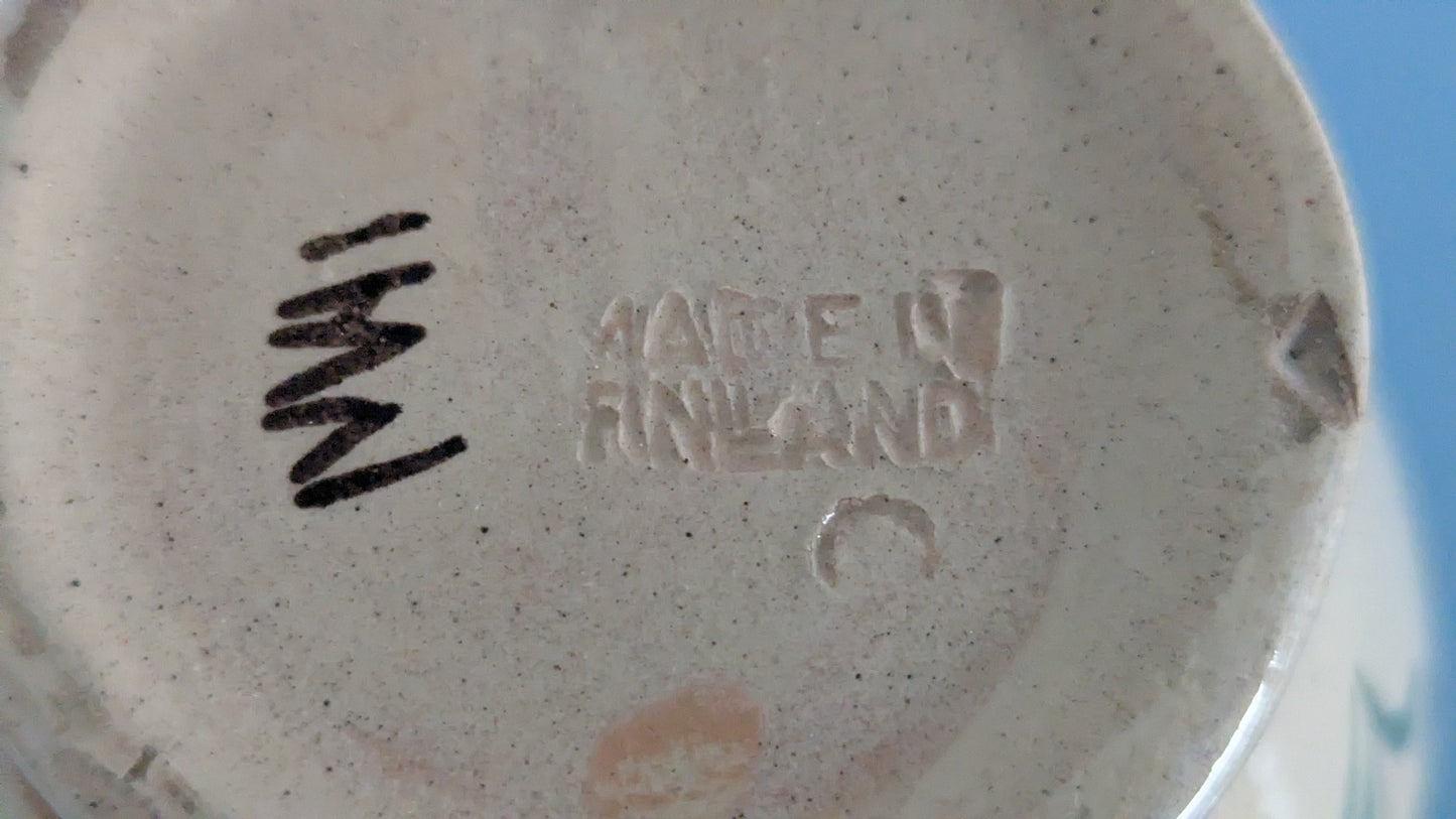 Kupittaa Savi - Ruukku / Maljakko (1950-luku, Signeerattu, Maire Aarnio)