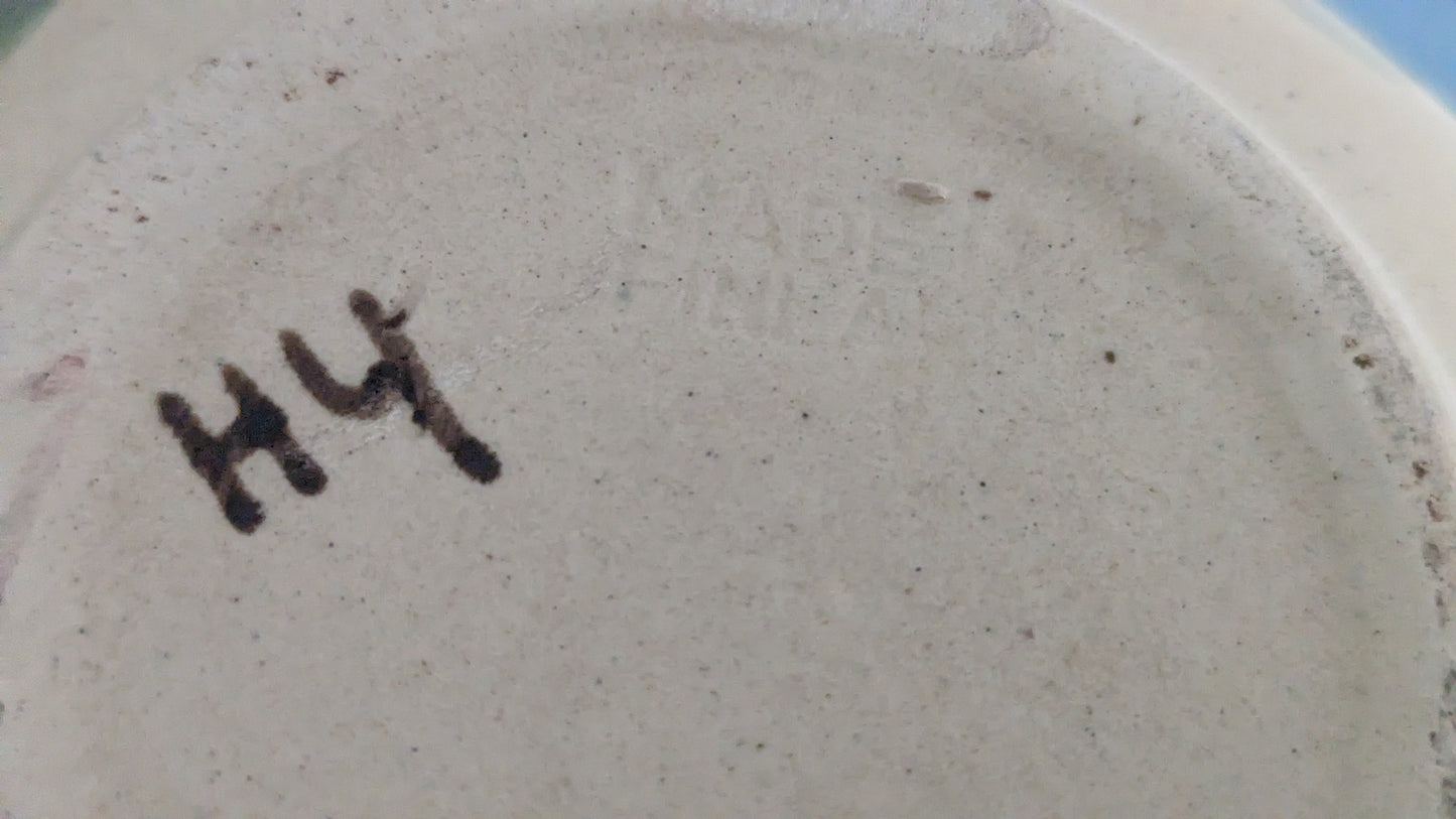 Kupittaa Savi - Kukikas Kulho (1950-luku, Signeerattu, Hillevi Yli-Konttinen)