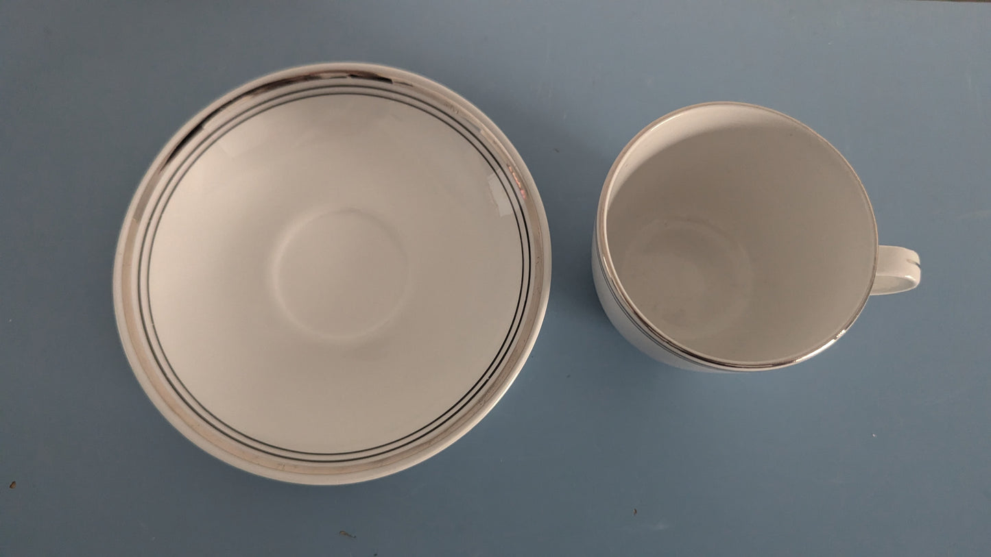 Arabia Platina Kahviastiasto Viidelle Hengelle (10-osaa, 1957-1973)