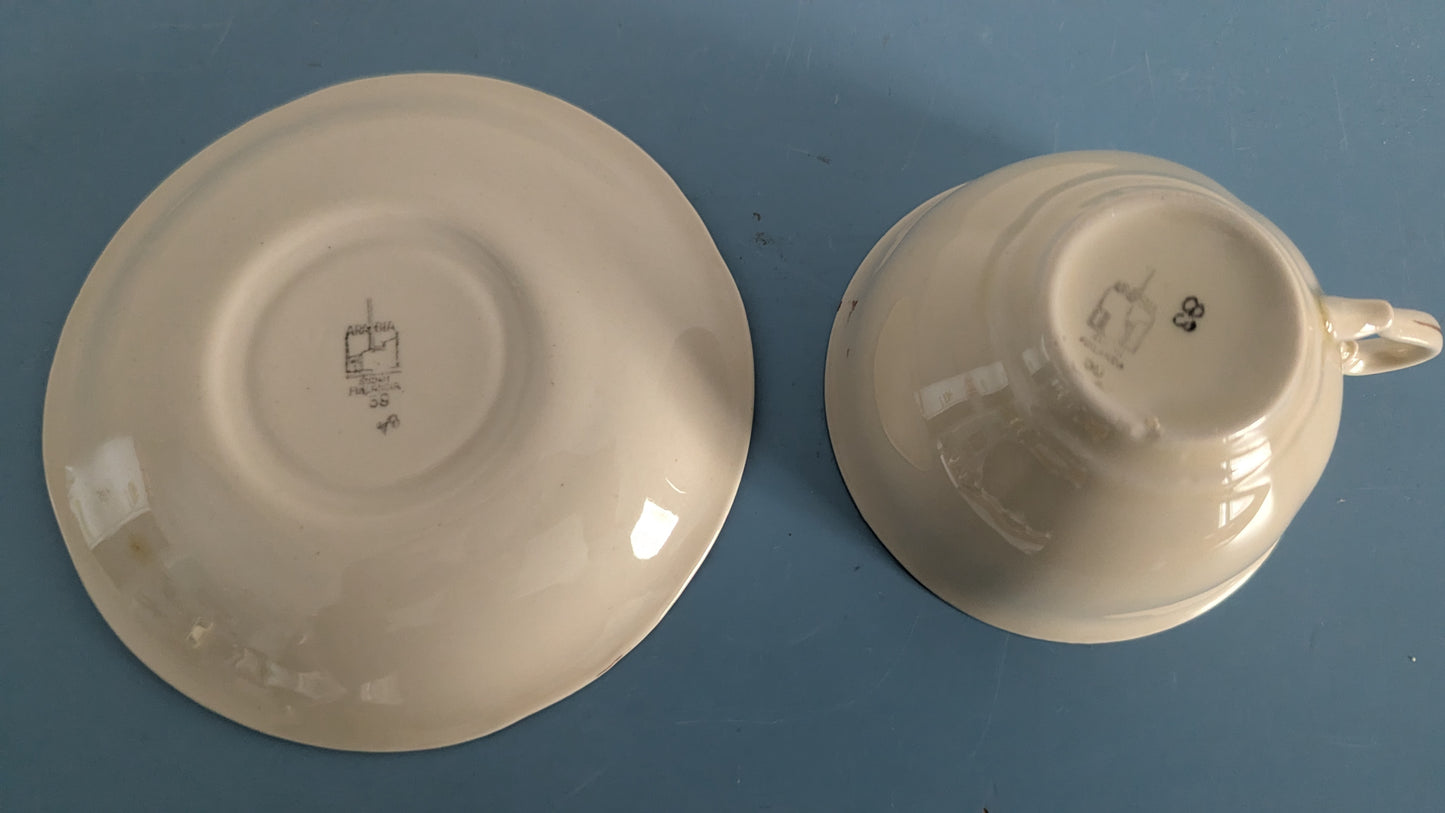 Arabia Asteri Kahviastiasto 11-hengelle (22-osainen, 1932-1949)