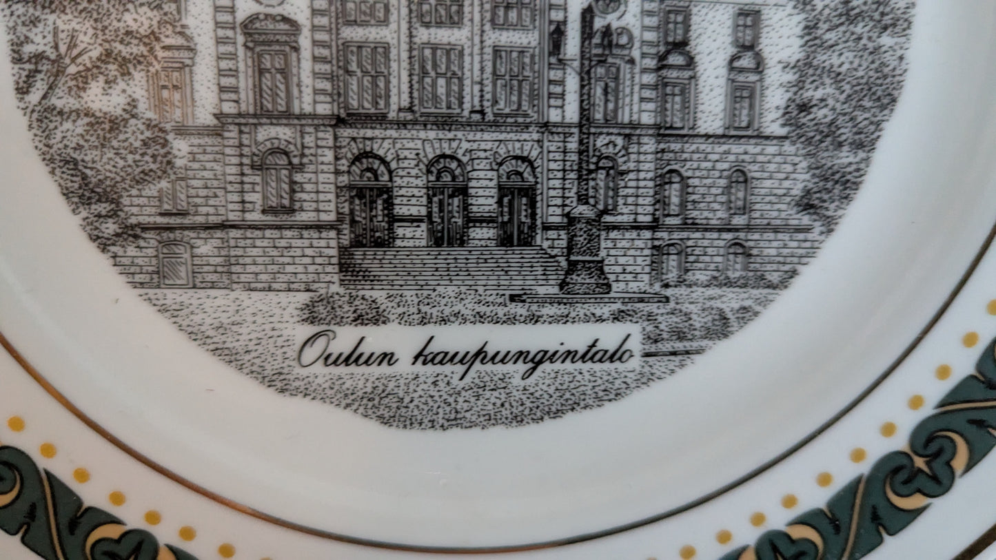 Kodin Taide BEX Oy - Oulu, Oulun Kaupungintalo Seinälautanen (1998, 23/250)