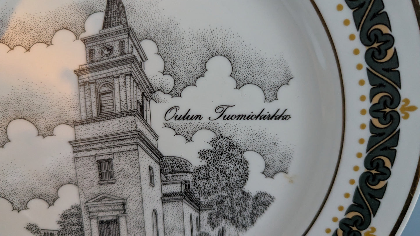 Kodin Taide BEX Oy - Oulu, Oulun Tuomiokirkko Seinälautanen (1998, 23/250)