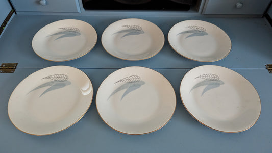 Arabia Iris Leipälautanen / Leivoslautanen (6kpl, 1961-1963, Raija Uosikkinen)