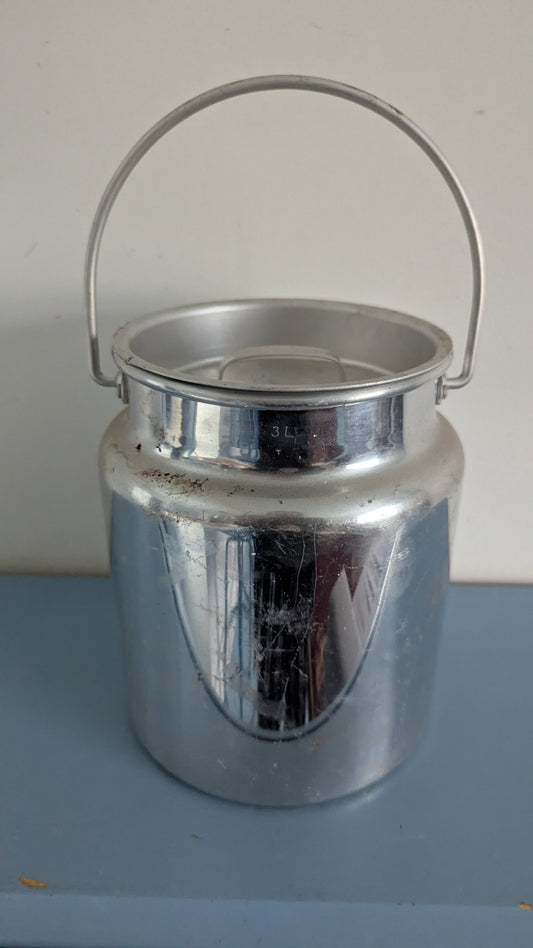 3 Litran Alumiininen Maitotonkka