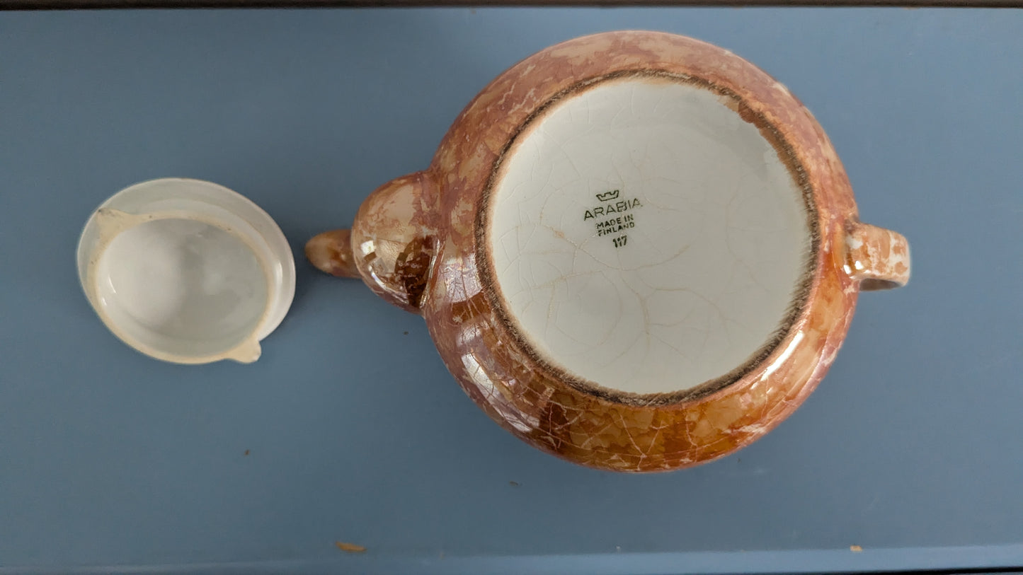 Arabia Kirjo Teekannu (4dl, 1954-1965)