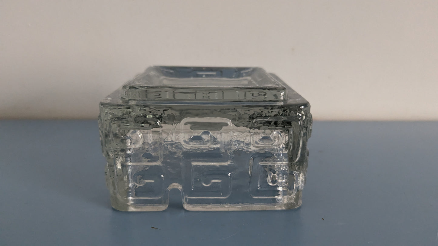 Riihimäen Lasi - Taalari Tuhka-astia (1968-1975, Tamara Aladin)