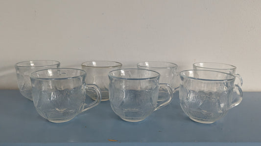 Arcoroc Fleur Kahvikuppi (7kpl, 1970-1980-luku)