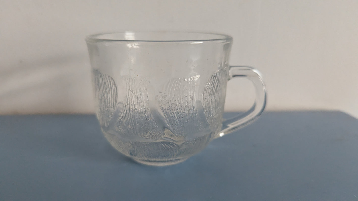 Arcoroc Fleur Kahvikuppi (7kpl, 1970-1980-luku)