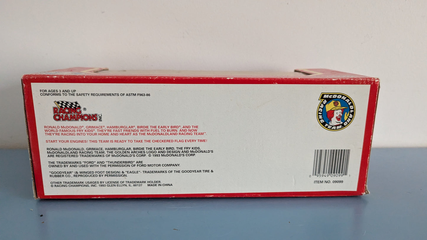 Racing Champions - Ford Thunderbird / Ronald Rocket (1994, Alk. Paketissa)
