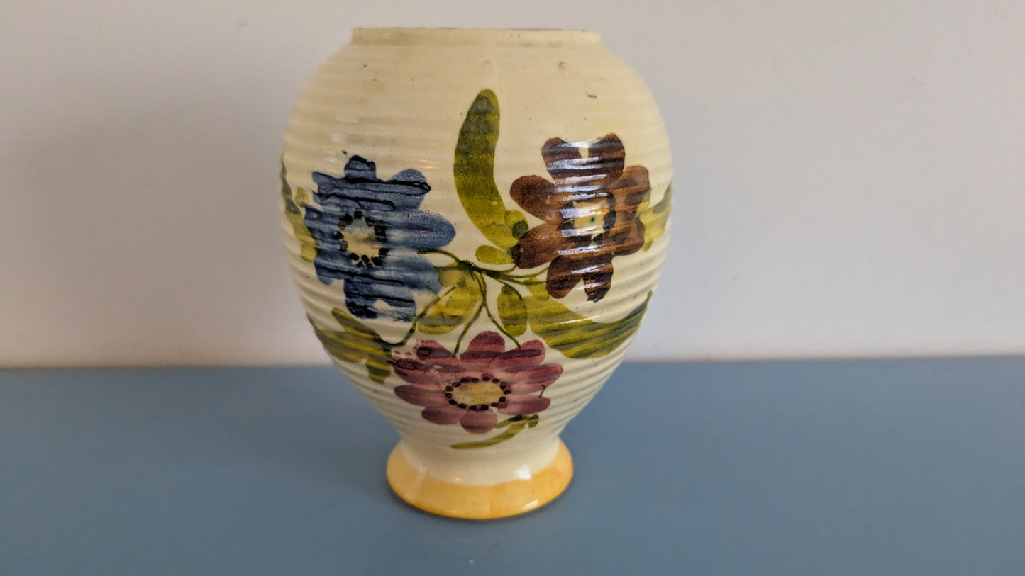 Kupittaa Savi - Ruukku / Maljakko (1950-luku, Signeerattu, Helmi Suova)