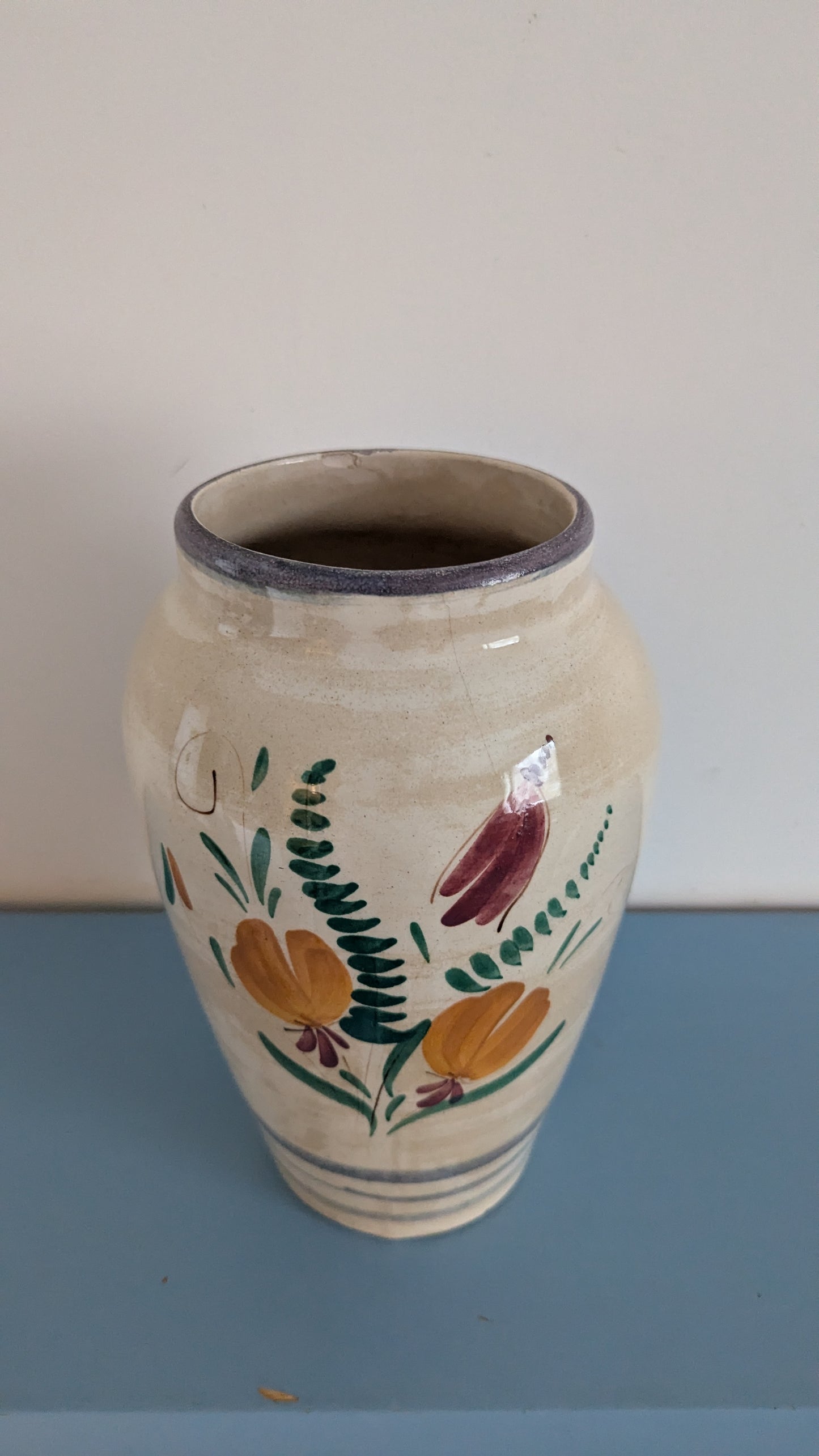 Kupittaa Savi - Ruukku / Maljakko (1950-luku, Signeerattu, Maire Aarnio)