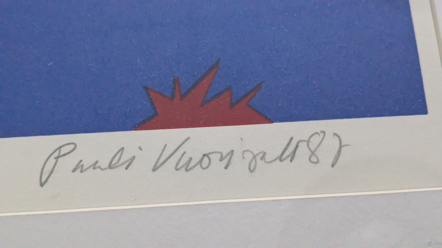 Pauli Vuorisalo - Signeerattu Grafiikka (1987)