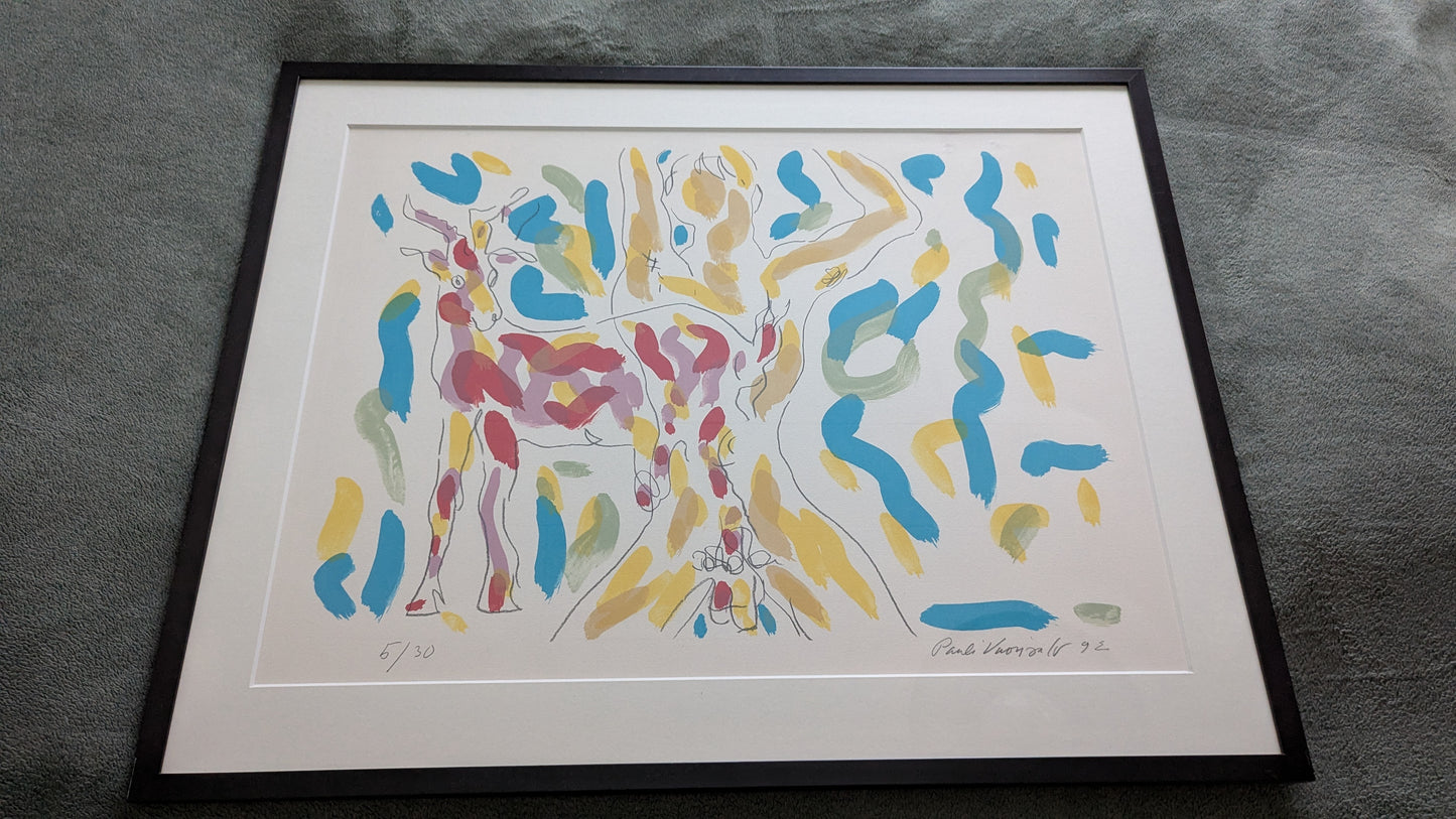 Pauli Vuorisalo - Signeerattu Grafiikka (1992)