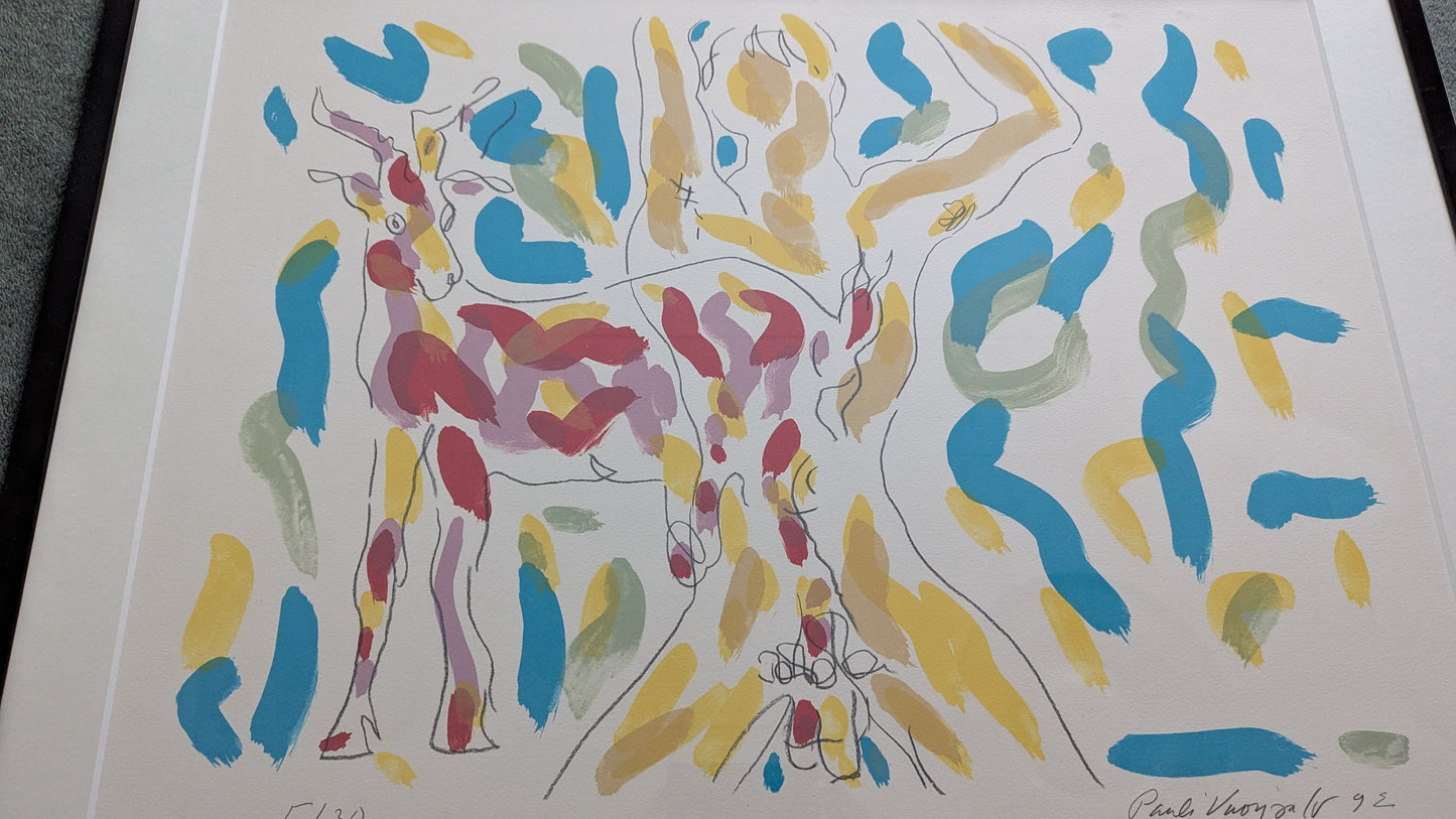 Pauli Vuorisalo - Signeerattu Grafiikka (1992)
