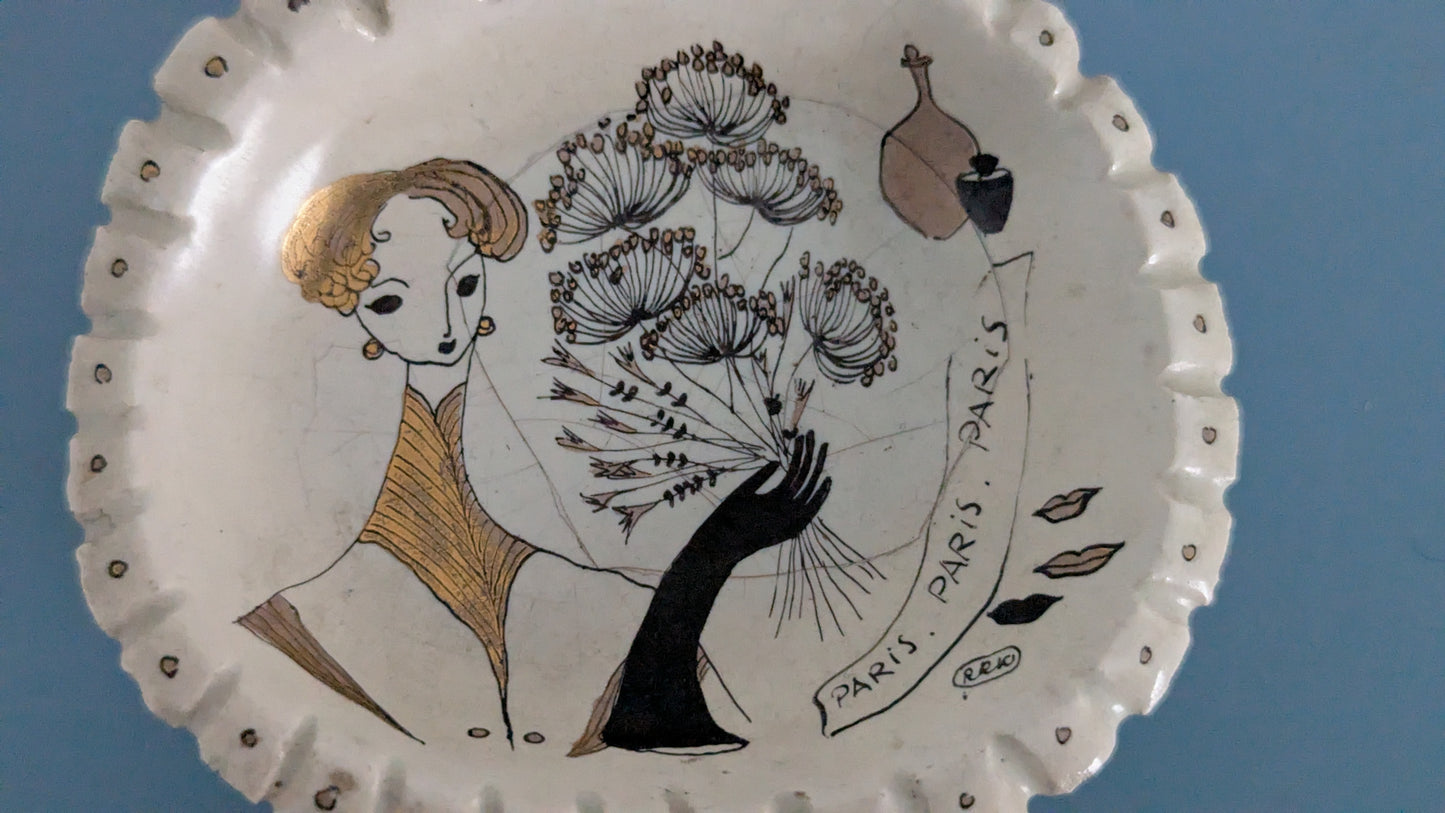 Falco - Paris Paris Paris Seinälaatta (Signeerattu, Raija Rauanheimo-Kojonen)