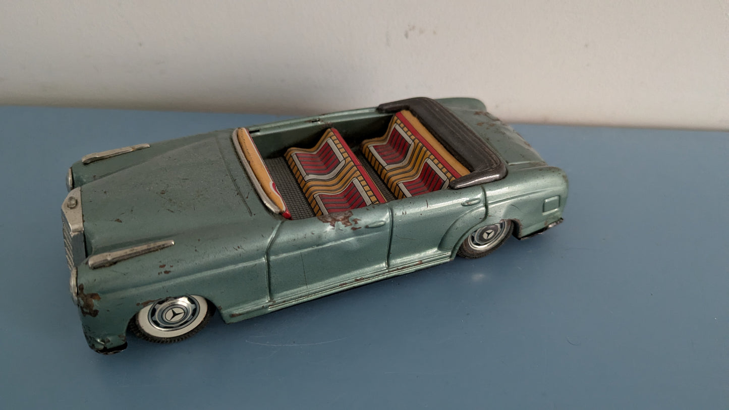 Bandai - Mercedes-Benz 219 Convertible Peltiauto (1960-luku, Japani)