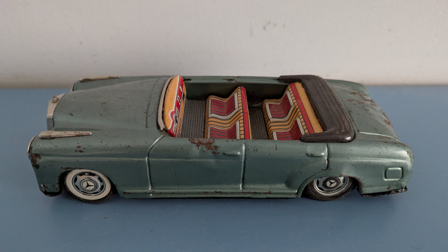 Bandai - Mercedes-Benz 219 Convertible Peltiauto (1960-luku, Japani)