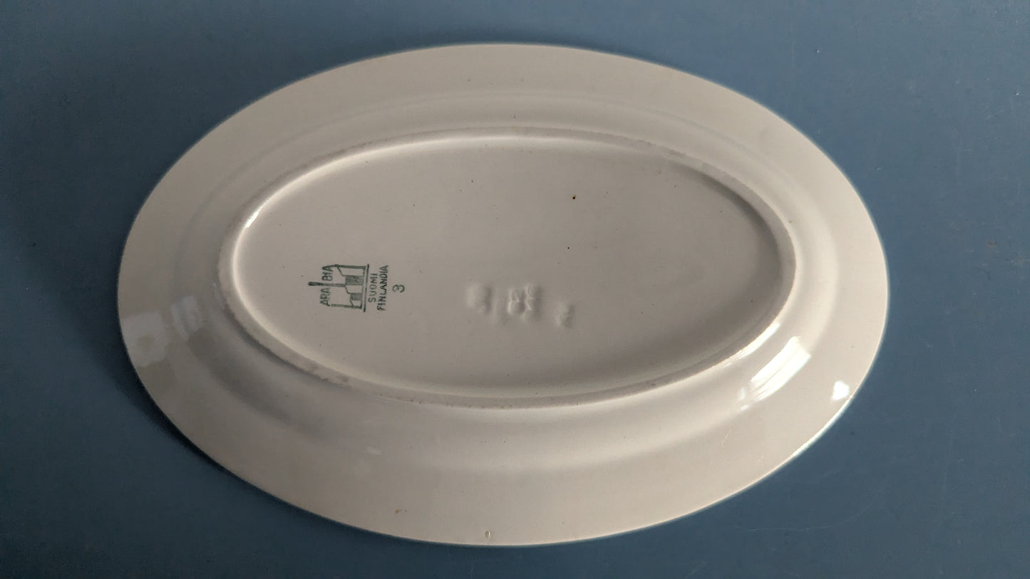 Arabia XU-Mallin Tarjoiluvati (1932-1939, Piippuleima)