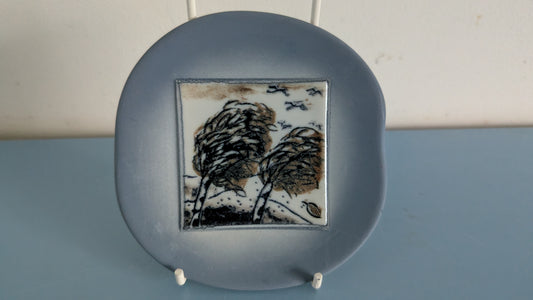 Arabia Syksy Seinälautanen (1985, Heljä Liukko-Sundström)