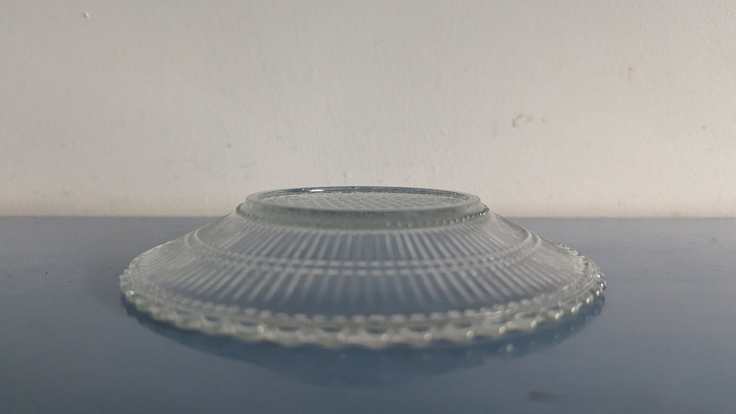 Nuutajärvi 1224 Leivoslautanen / Leipälautanen  (5kpl, 1800-luvun Loppu)