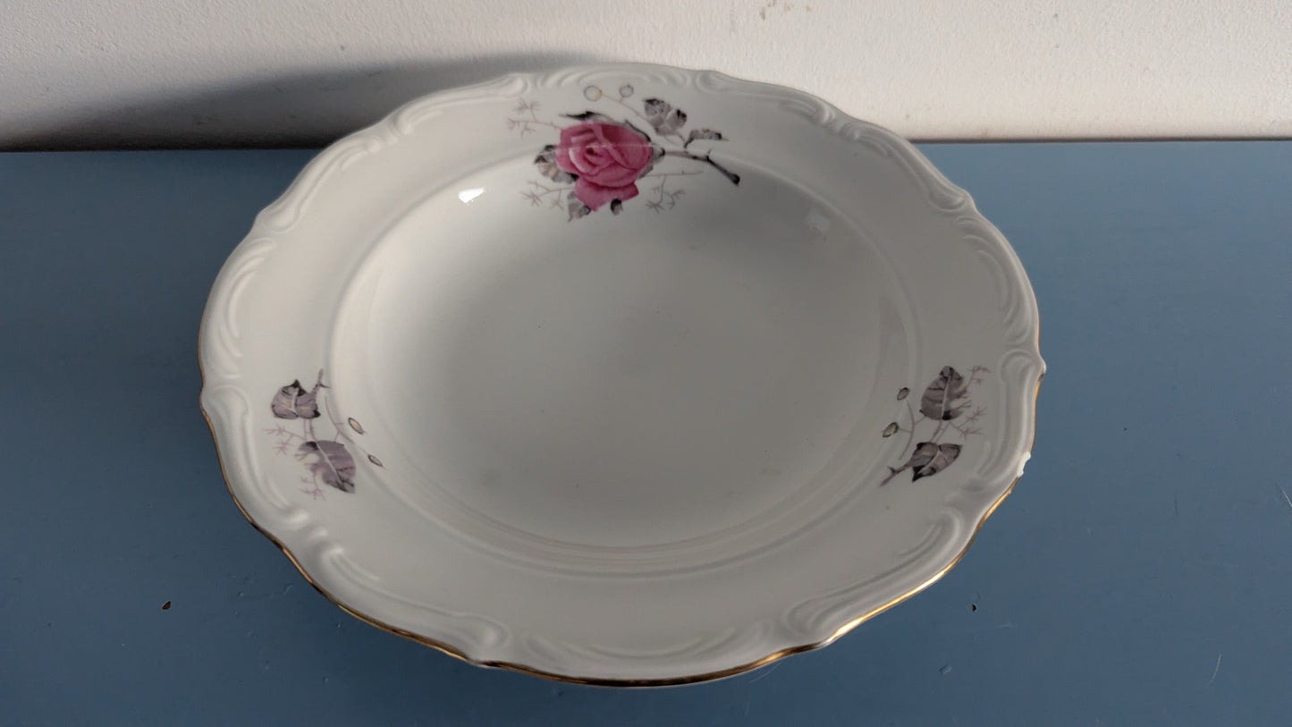 Wałbrzych - Ruusukuvioinen Keittolautanen (6kpl)