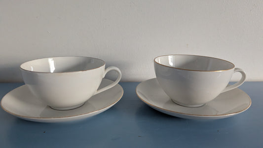 Rörstrand Gullan Teeastiasto Kahdelle Hengelle (4-osaa, 1972-1982)