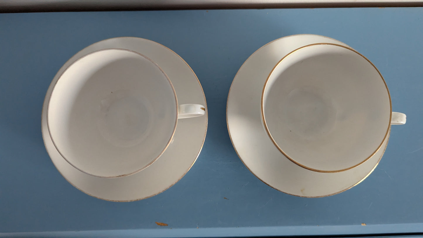 Rörstrand Gullan Teeastiasto Kahdelle Hengelle (4-osaa, 1972-1982)