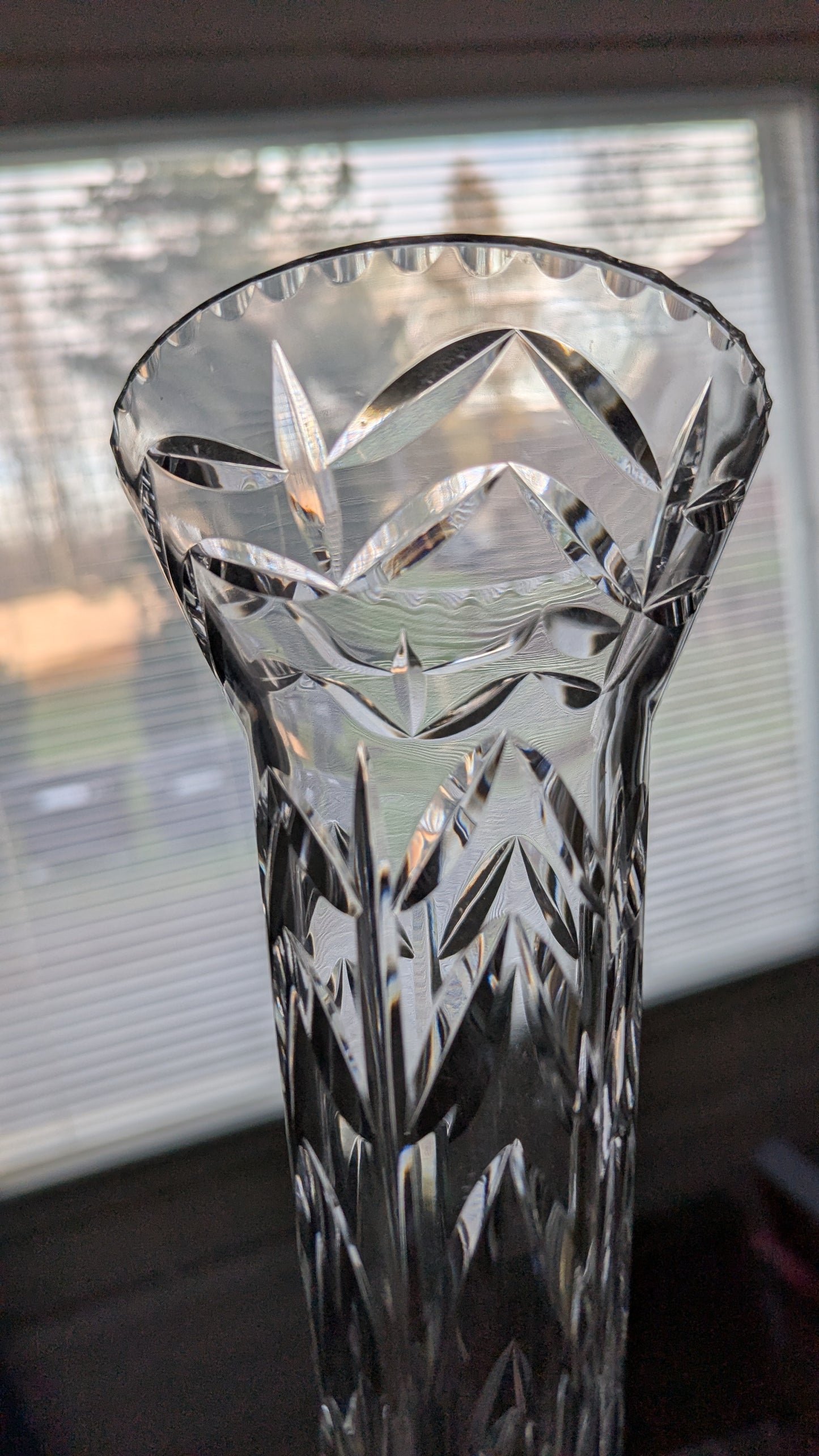 Riihimäen Lasi Kristallimaljakko (1967, Aimo Okkolin)
